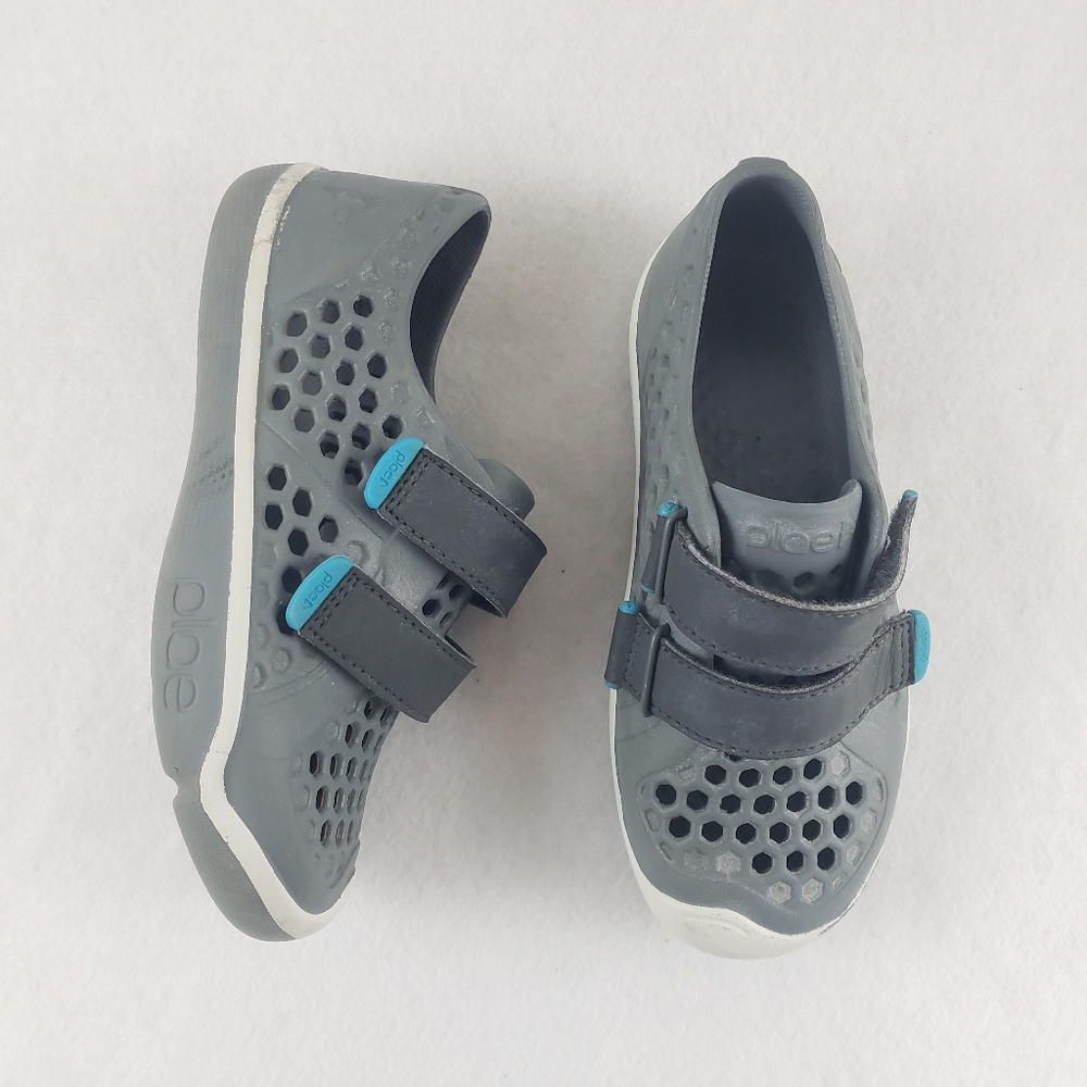 Plae Mimo Water Shoes Slate Grey And Blue Boys/Girls Size 13